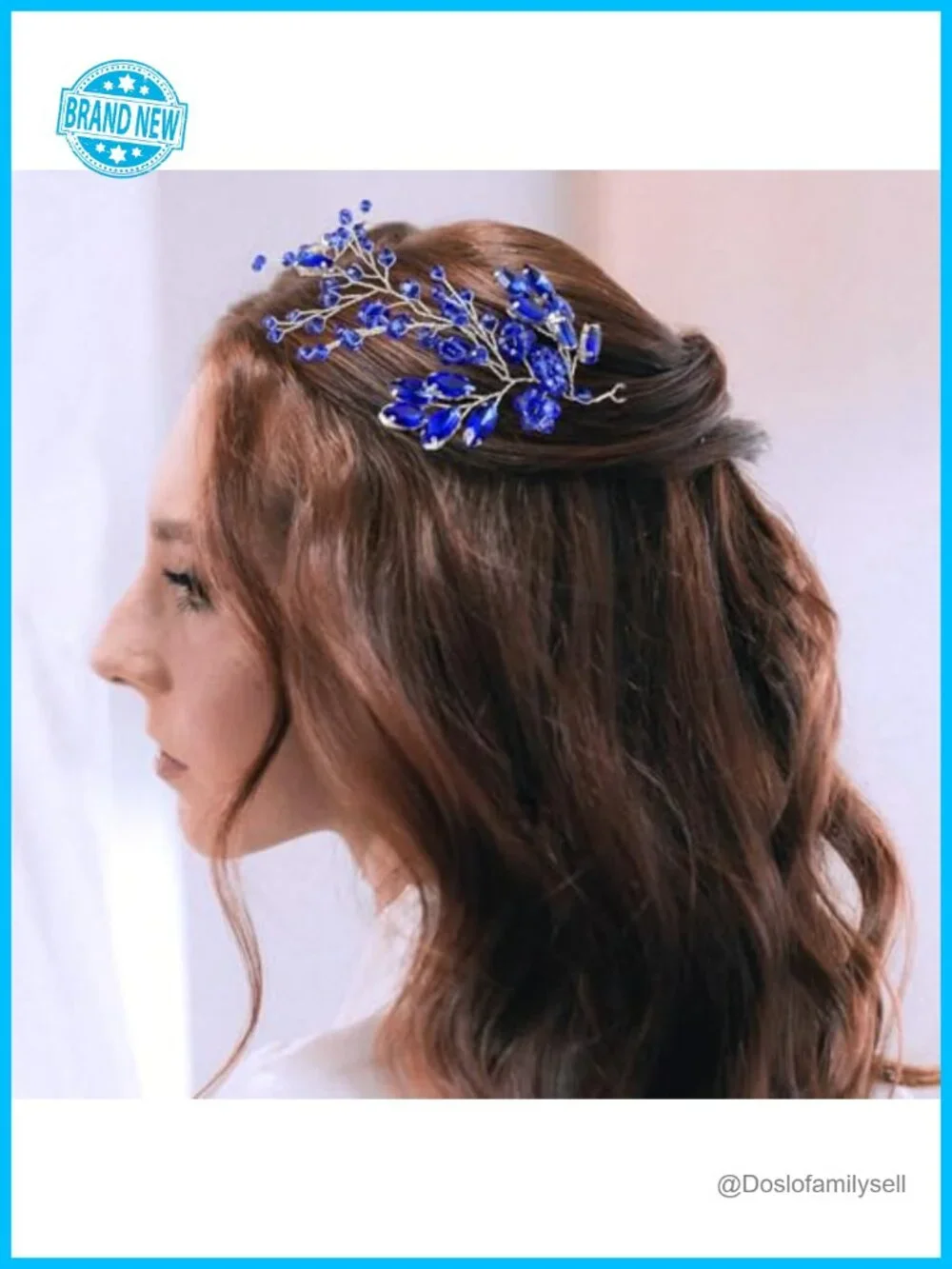 Rhinestone Headpiece Hair Vine for Wedding Prom